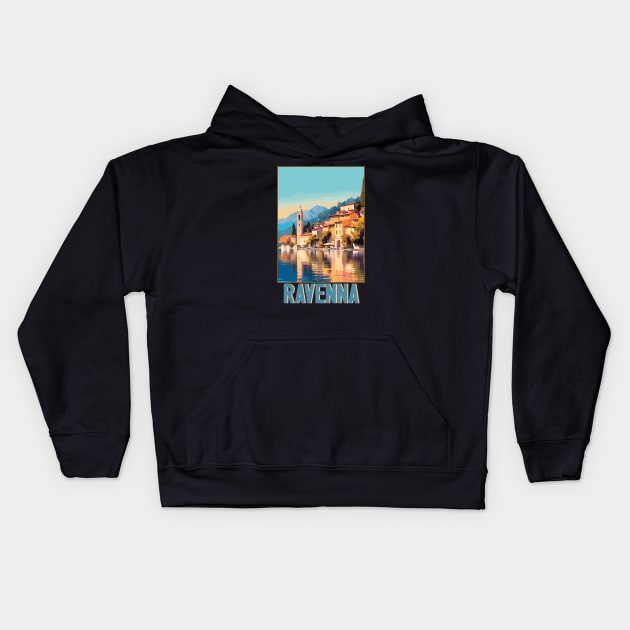 Ravenna City Kids Hoodie by sumakis